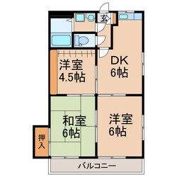 ファミール蘭の物件間取画像